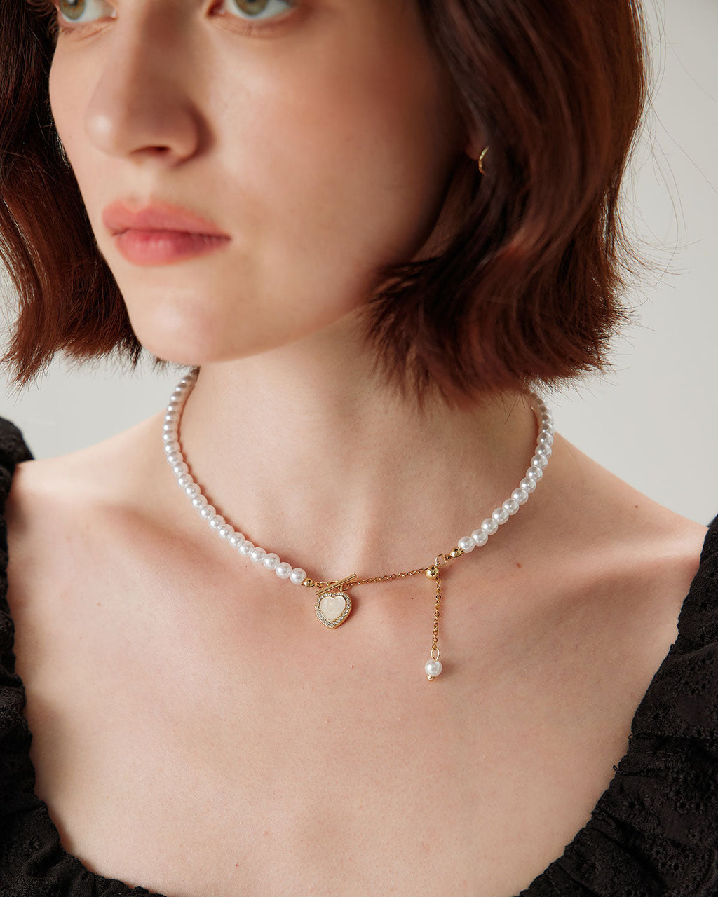 Collar de perlas de aleación