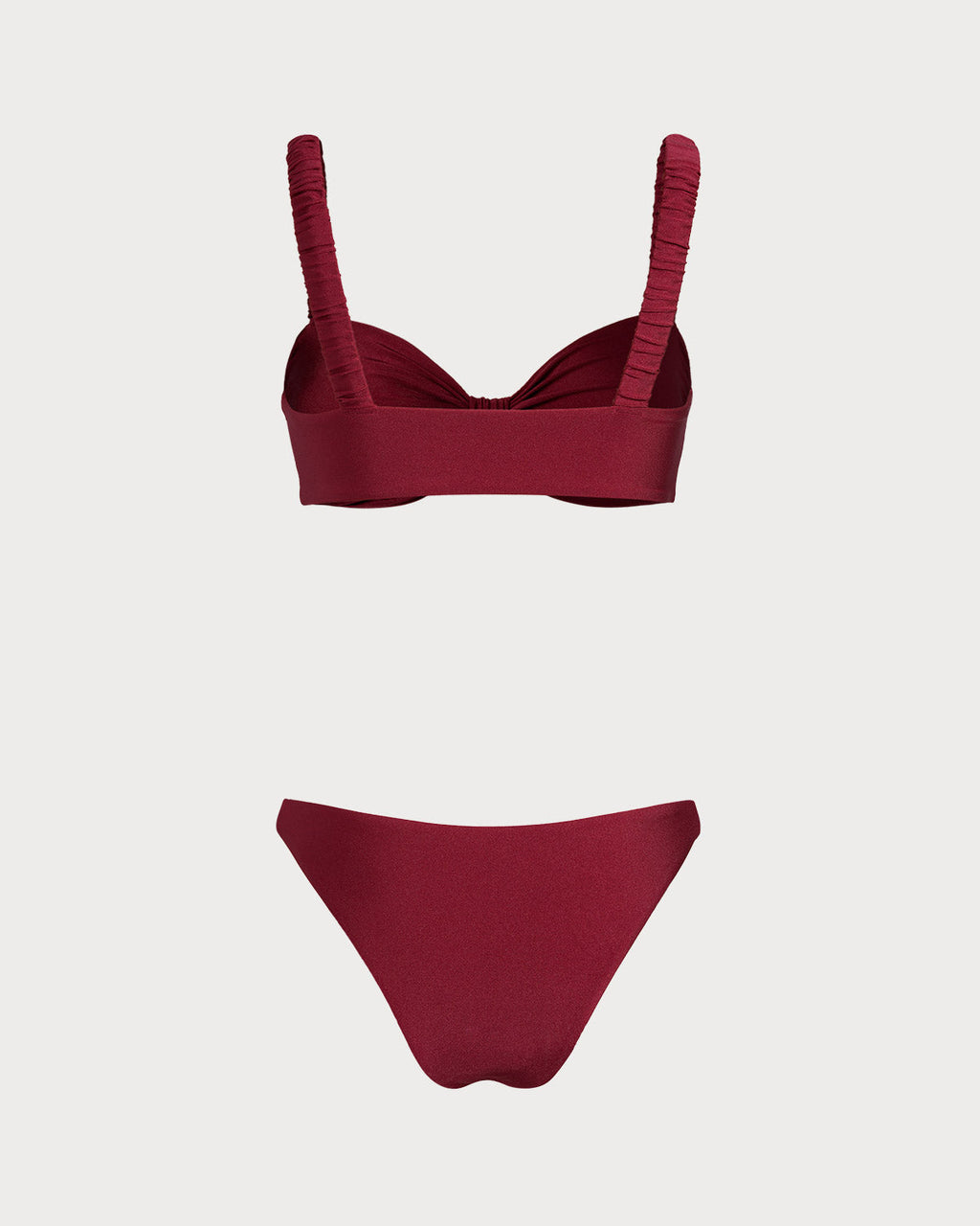 Conjuntos de bikini bralette rojo