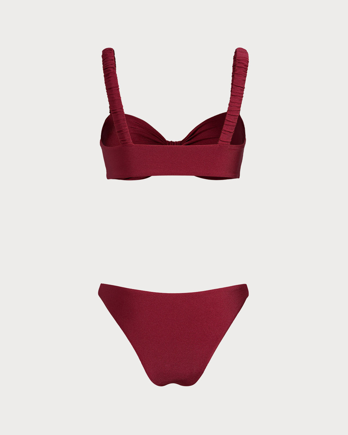 Conjuntos de bikini bralette rojo
