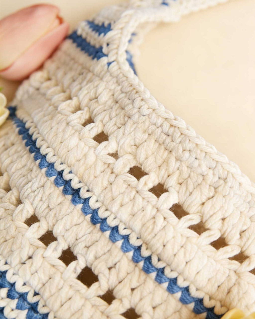 Blue Beach Woven Bag