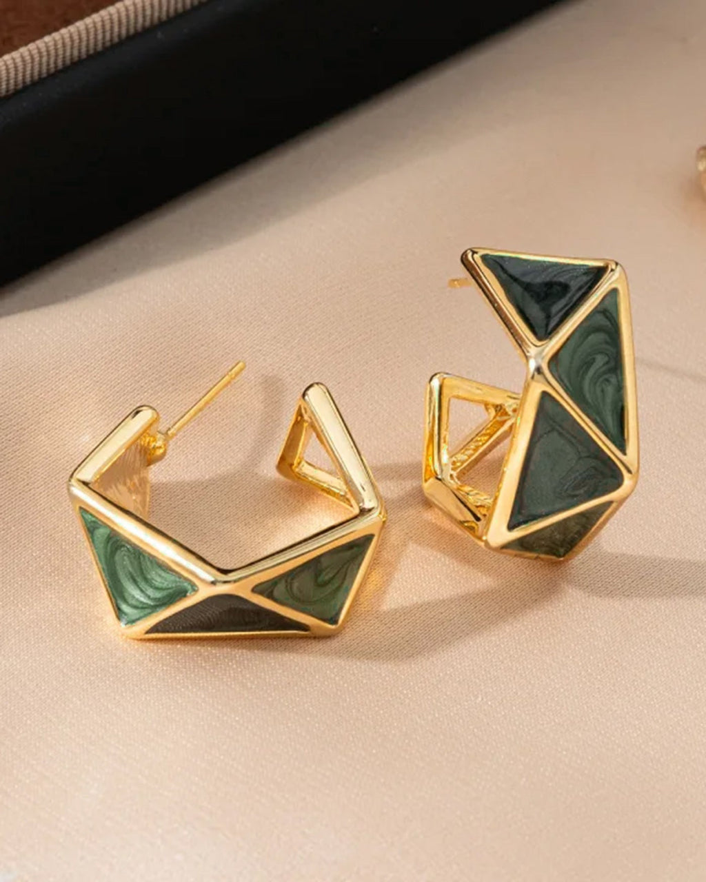 Green Earrings