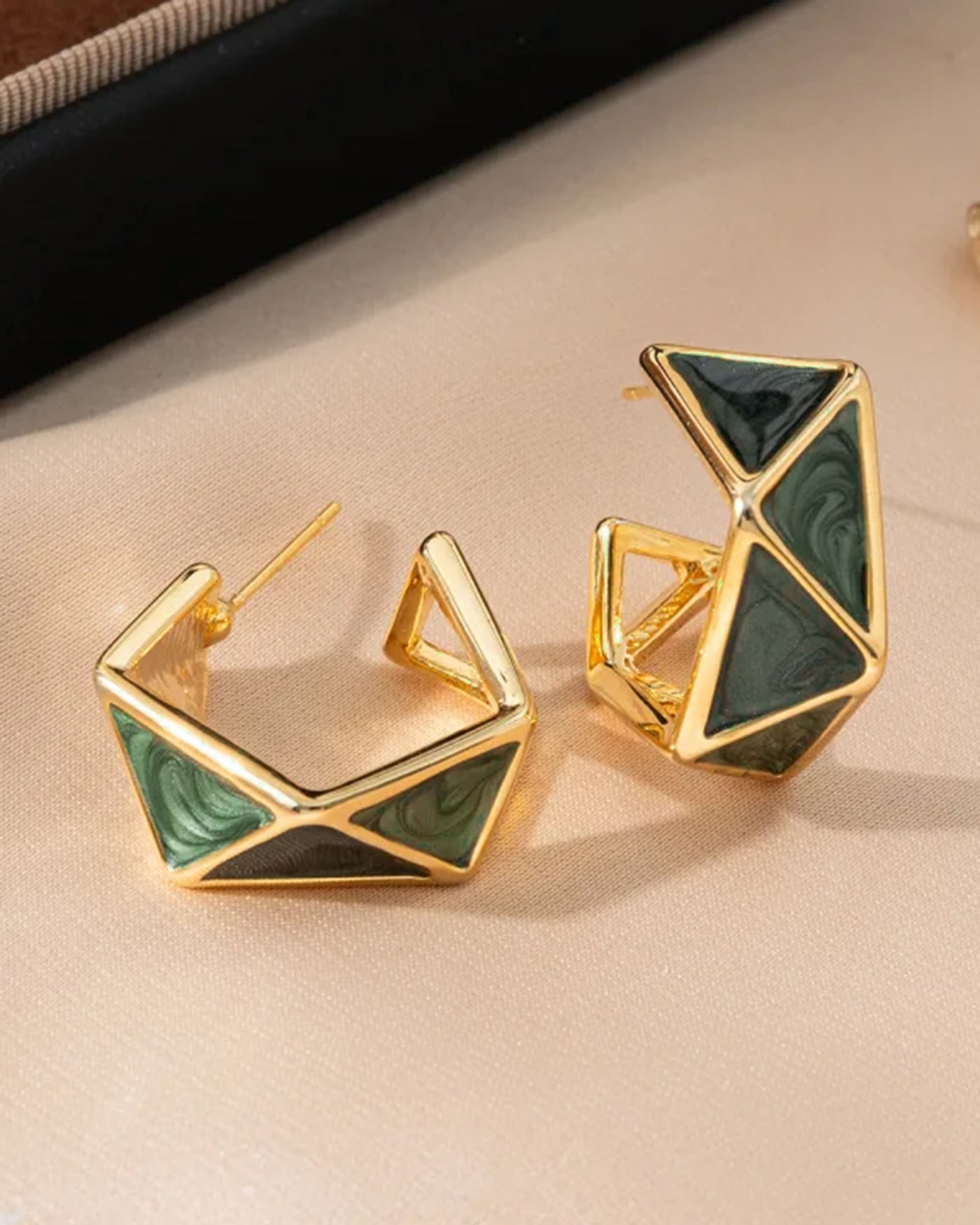 Green Earrings