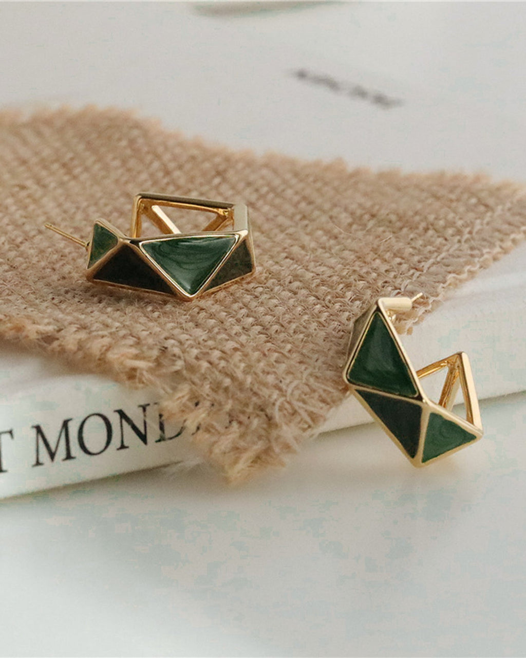 Green Earrings