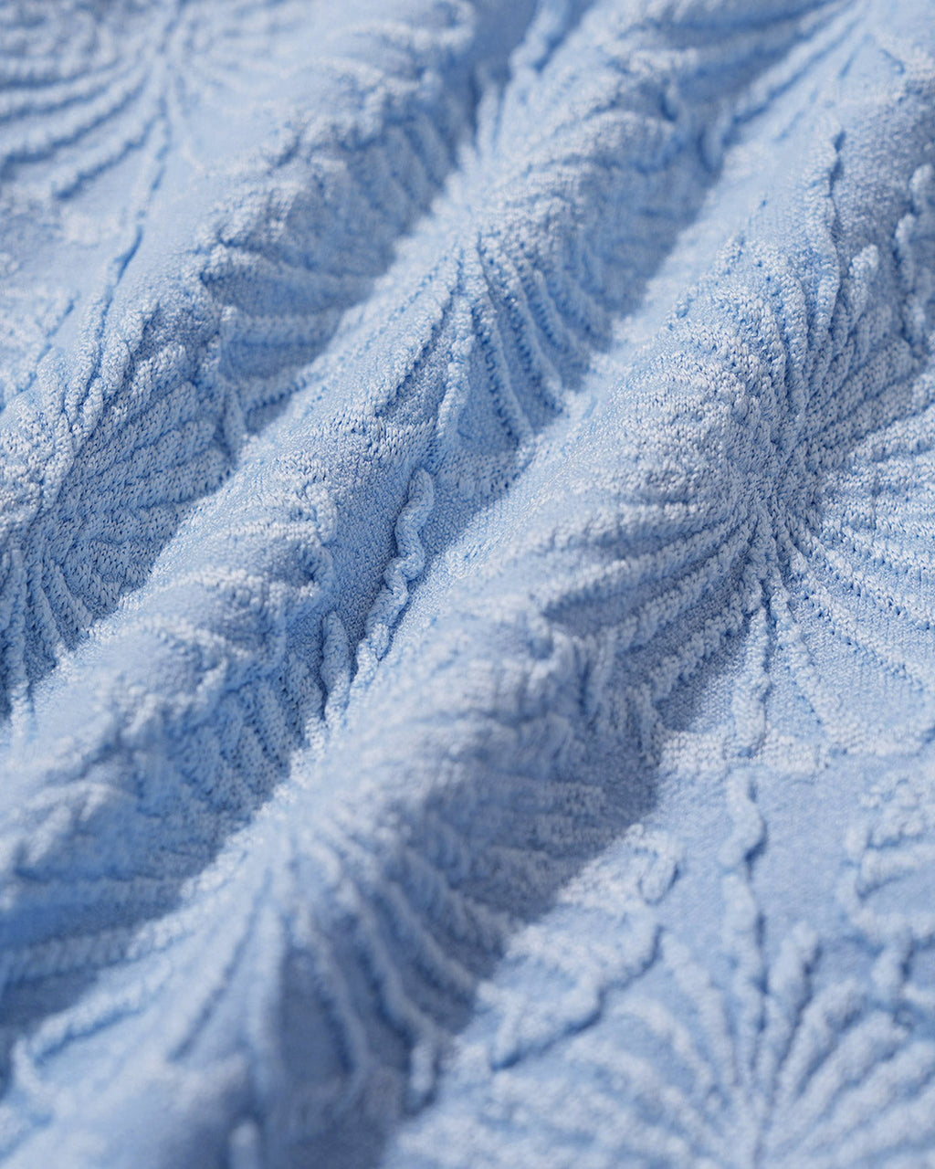 Conjuntos de bikini Jacquard con aberturas en azul