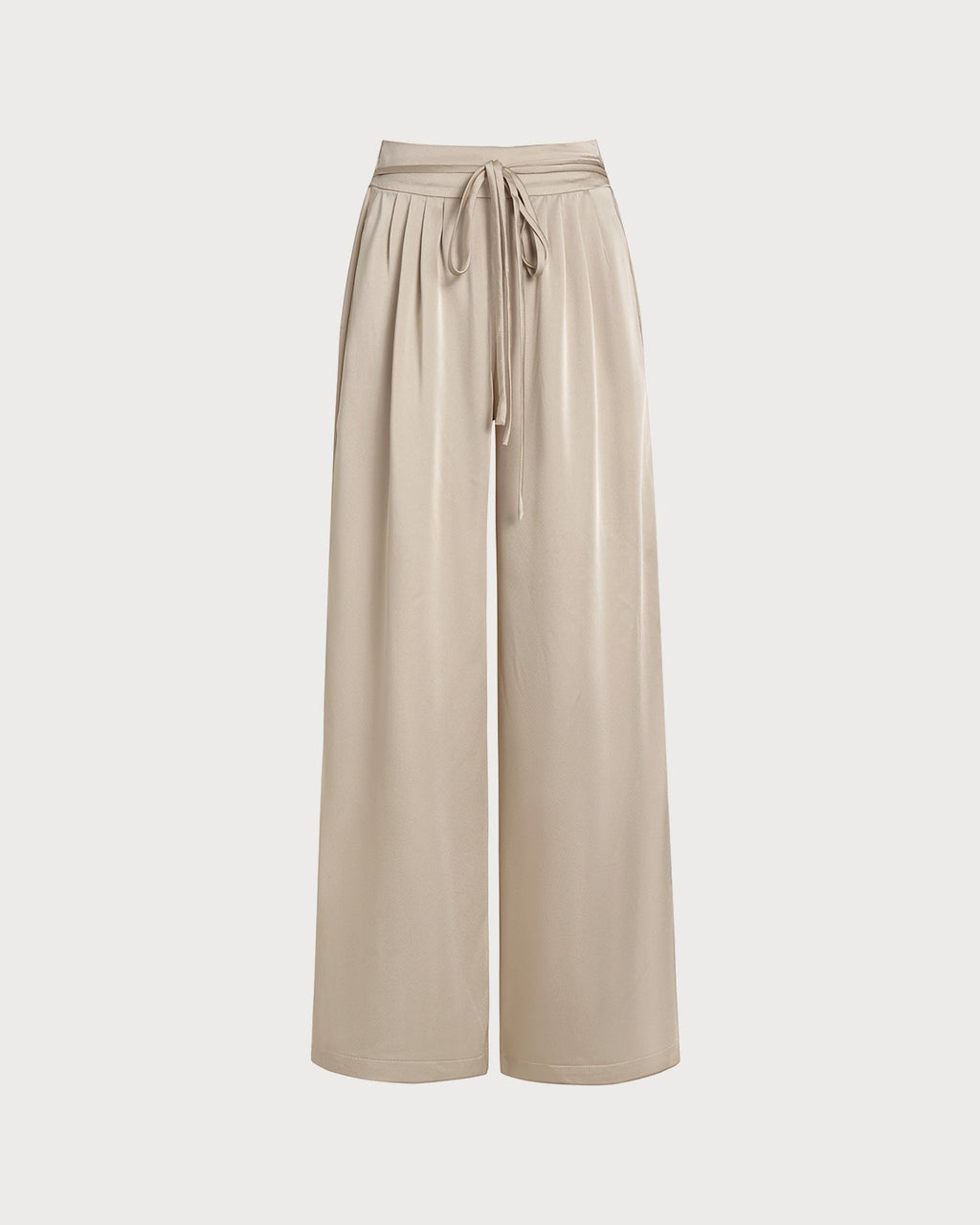Pantalones albaricoque con cintura elástica