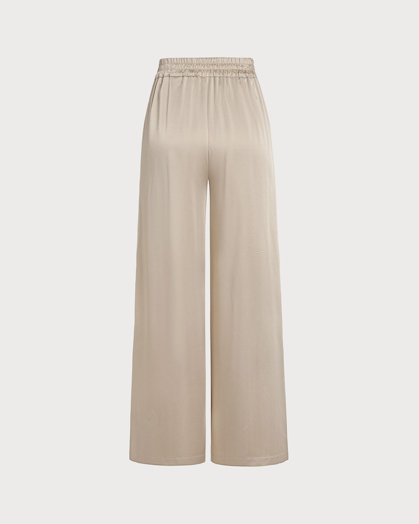 Apricot Elastic Waist Pants