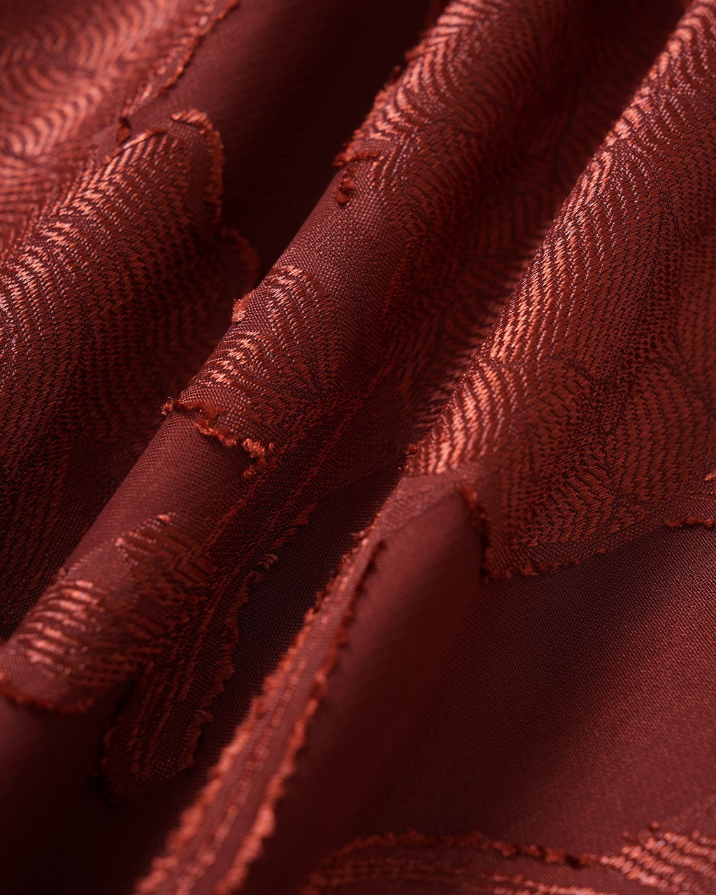 Brick Red X Cross Floral Maxi Dress