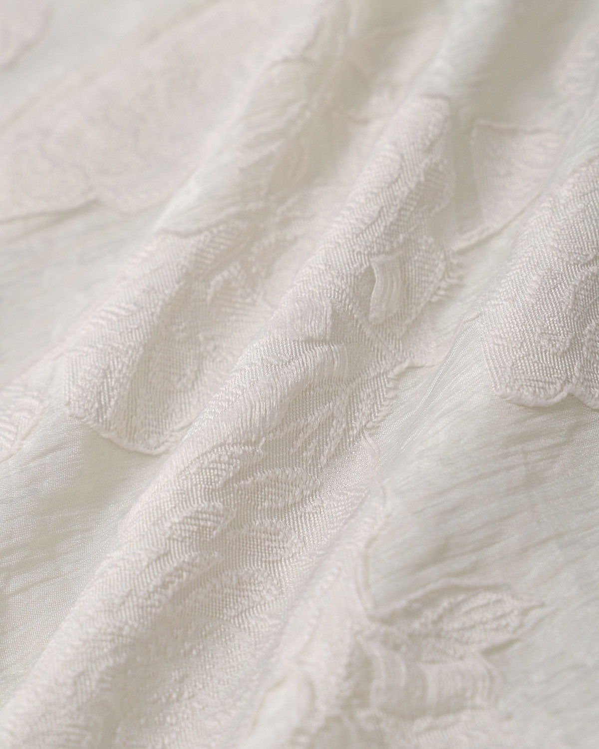 White Textured Square Neck Slip Mini Dress